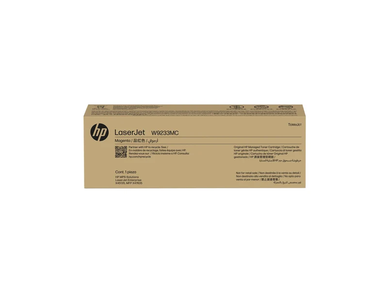 HP W9233MC Magenta Managed Original LaserJet Toner Cartridge
