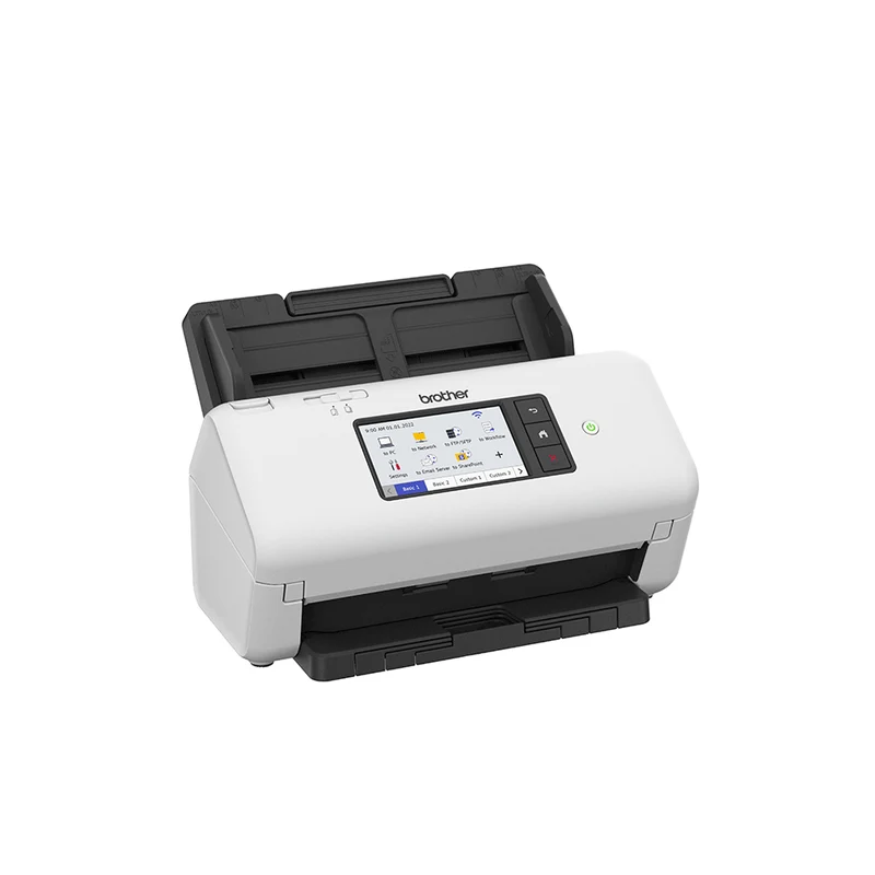 Brother ADS-4700W Chargeur automatique de documents + Scanner a feuille 600 x 600 DPI A4 Noir, Blanc