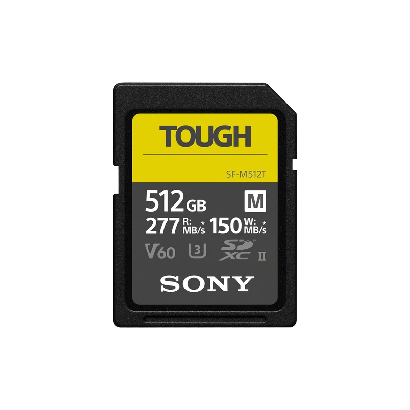 Sony 512GB SF-M Tough Series UHS-II SDXC Memory Card
