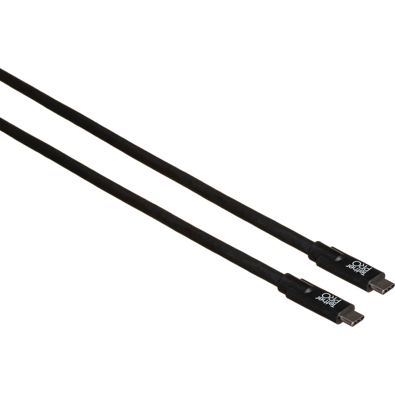 Tether Tools TetherPro USB Type-C Male to USB Type-C Male Cable - 10', Black