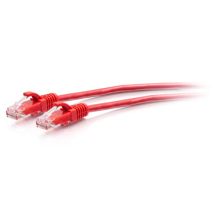 3FT/0.9M CAT6A SLIM PATCH 28AWG RED