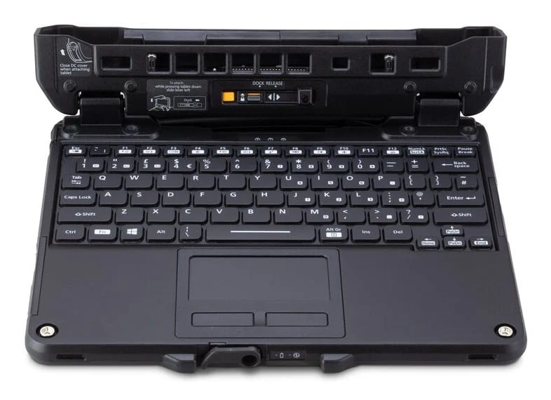 Panasonic FZ-VEKG21LG clavier pour tablette QWERTZ Allemand Noir
