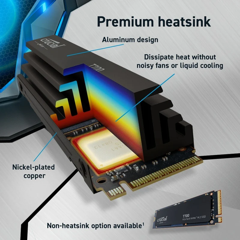 Crucial T700 1 To M.2 PCI Express 5.0 NVMe