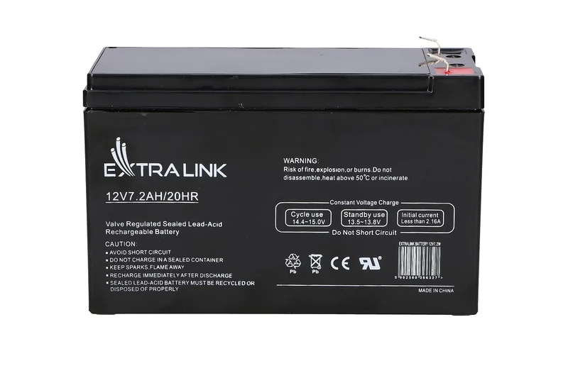 Extralink AGM 12V 7.2Ah - Batterie - 7.200 mAh Sealed Lead Acid (VRLA) 7,2 Ah