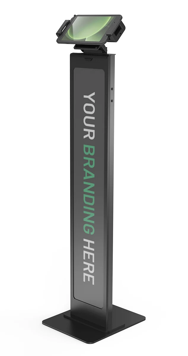 Compulocks Universal Tablet Cling Extreme, Brandable Floor Stand - Black