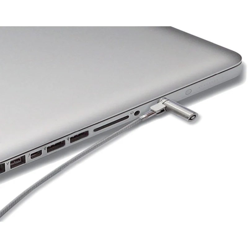 Techly IQ-LOK-13-KT Câble de sécurité pour ordinateur portable Wedge-Lock avec clé 1,8 m