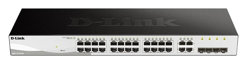 D-Link DGS-1210-28 commutateur réseau Géré L2/L2+ 1U Noir