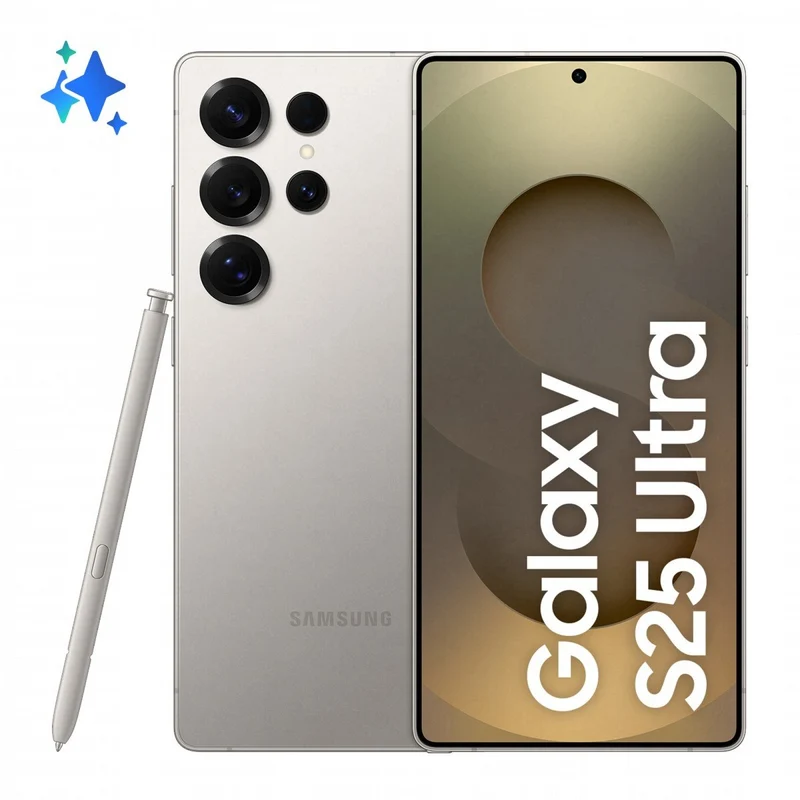 "Samsung Galaxy S25 Ultra 17,5 cm (6.9"") Double SIM Android 15 5G USB Type-C 12 Go 1 To 5000 mAh Gris, Titane"
