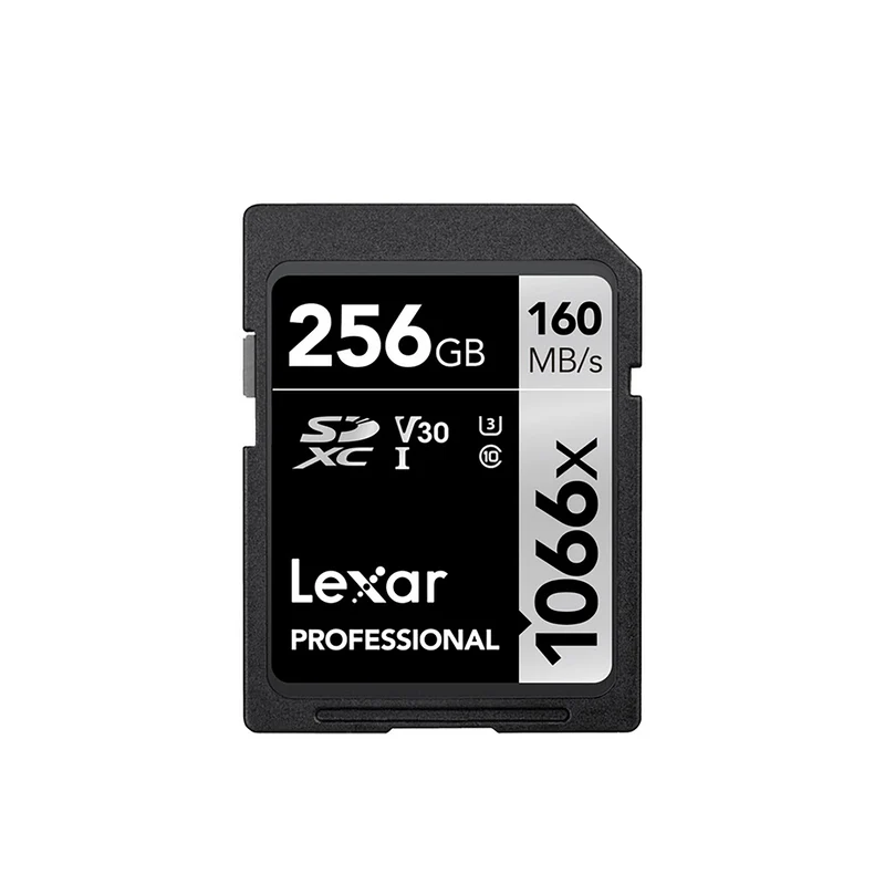 Lexar 256GB Professional 1066x UHS-I SDXC Memory Card (SILVER Series)
