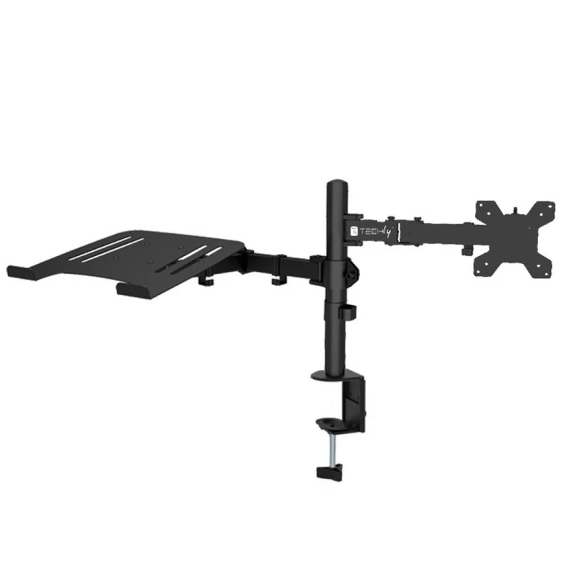 "Support de bureau rotatif Techly ICA-LCD 174NB pour moniteur de 13 a 32"" et ordinateur portable de 17"""