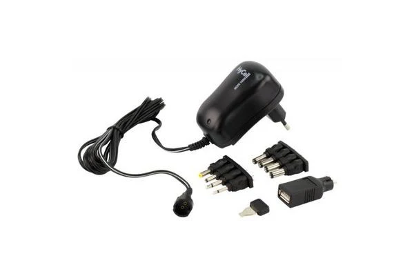 Alimentation multi-tension 12 W - 3 à 12 V - multi-embouts