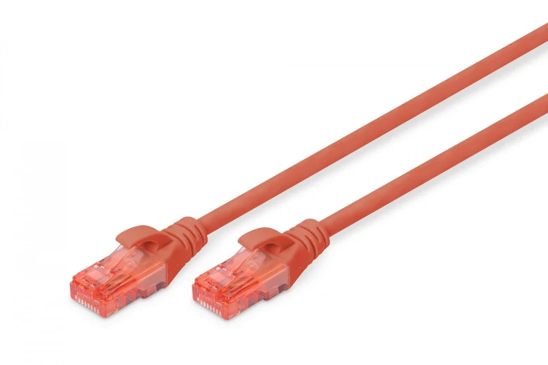 Digitus DK-1612-010/R câble de réseau Rouge 1 m Cat6 U/UTP (UTP)