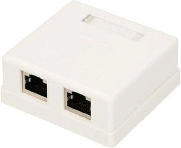 Extralink | Prise montante | 2x RJ45 CAT5E STP
