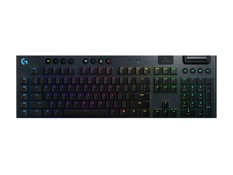 Logitech G 920-008903 clavier Gaming RF sans fil + Bluetooth QWERTZ Allemand Noir