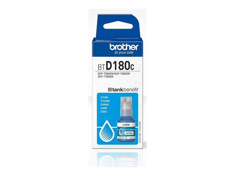 BROTHER Cyan ink bottle yield up to 5.000 pages