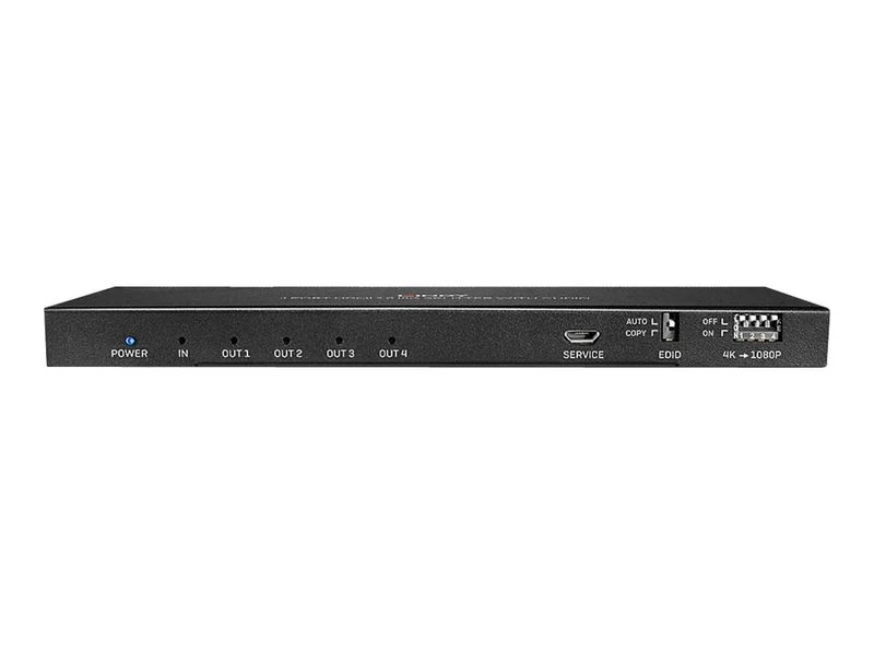 LINDY 4 Port HDMI 2.0 4K60 Splitter - 18GBit/s HDMI 2.0 with Audio