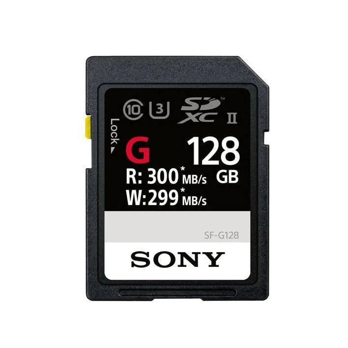 Sony 128GB SF-G Series SDXC UHS II Memory Card