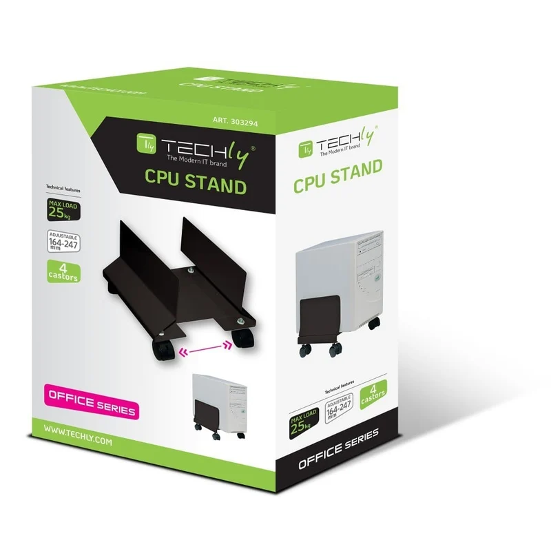 Techly ICA-CS 34 Support d'ordinateur avec bl