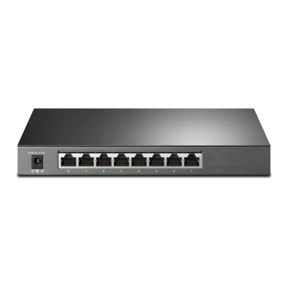 TP-Link JetStream TL-SG2008P commutateur réseau Géré L2/L2+ Gigabit Ethernet (10/100/1000) Connexion Ethernet, supportant l'alimentation via ce port (PoE) Noir