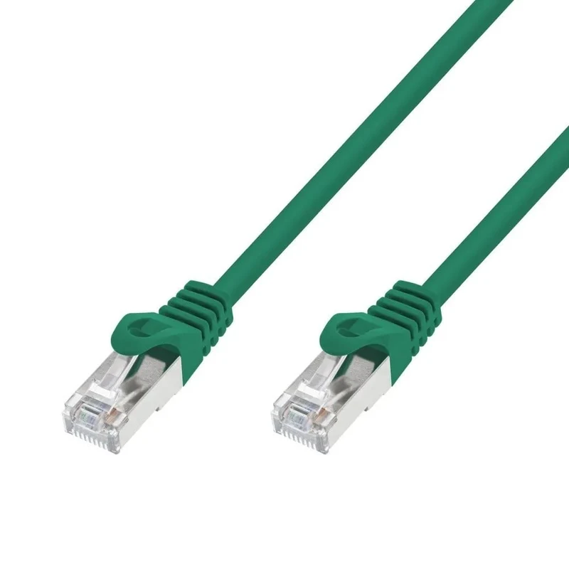 Extralink Cat.7 S/FTP 10m 20G Vert | Câble de liaison LAN | Câble réseau en cuivre twisted pair