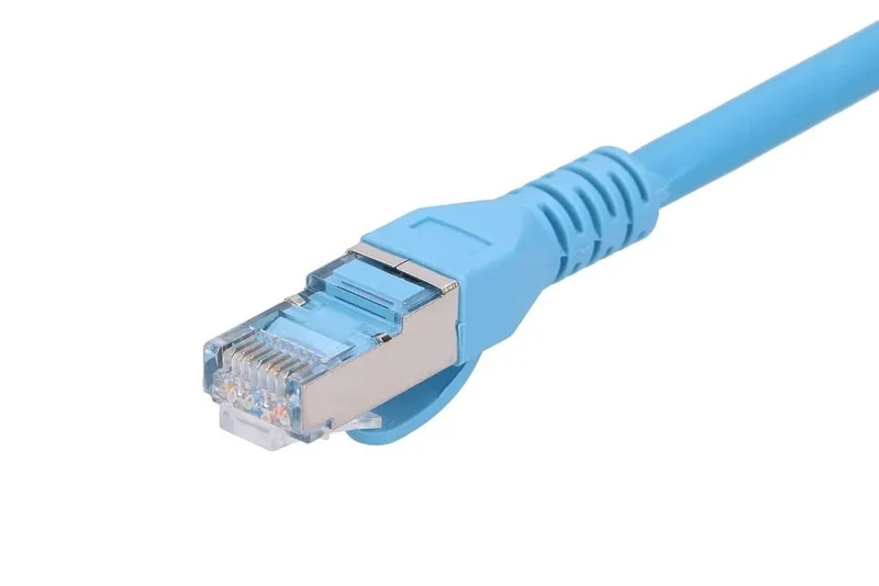 Extralink EX.6587 câble de réseau Bleu Cat6a SF/UTP (S-FTP) Rond