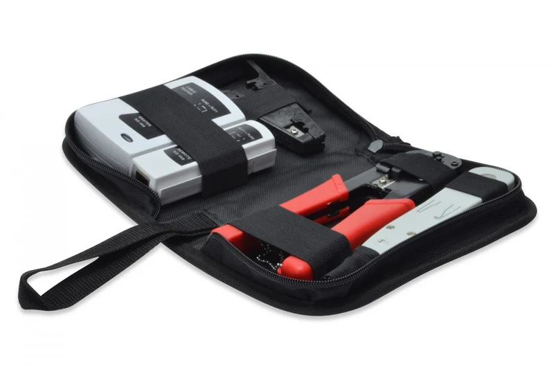 Digitus DN-94022 kit d'outils de préparation de câble Noir, Gris, Rouge
