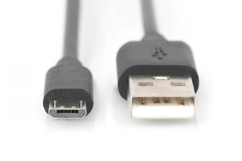 Digitus AK-300127-010-S câble USB USB 2.0 USB A Micro-USB B 0,48 Gbit/s Noir