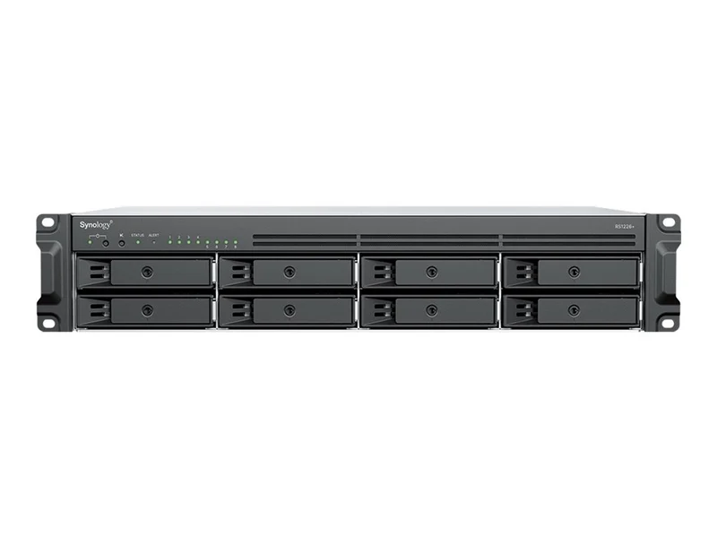 SYNOLOGY 8 Bay 2U AMD Ryzen Embedded V1500B 4Go DDR4 Rack Redundant Power Expandable NAS Server