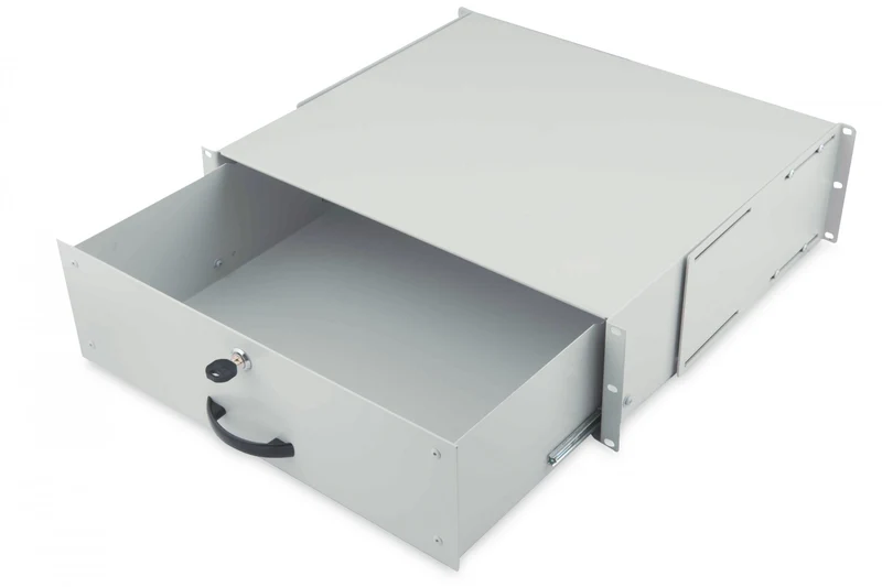 "Étagere fermée 19"" 3U G/480 gris"