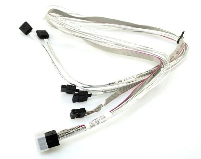 Supermicro CBL-SAST-0556 câble Serial Attached SCSI (SAS) Noir, Blanc