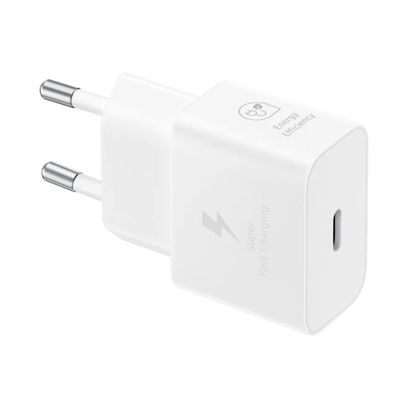 Samsung EP-T2510EWE - Adaptateur Secteur USB Type C (25W, Fast Charge, Blanc) En vrac
