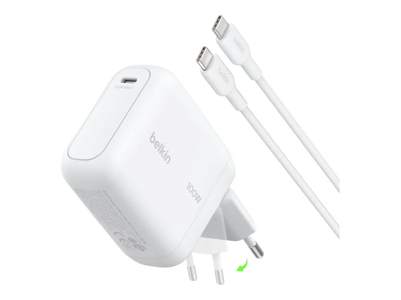 100W 1C GAN WALL CHARGER 5A C-C 1.5m wh