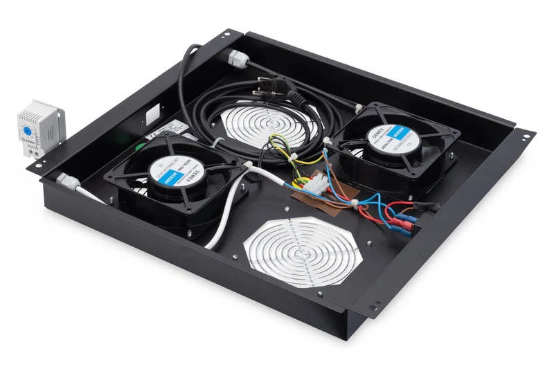 Digitus Unité de ventilation de toit pour armoires réseau de série Unique, armoires réseau et armoires serveur Dynamic Basic