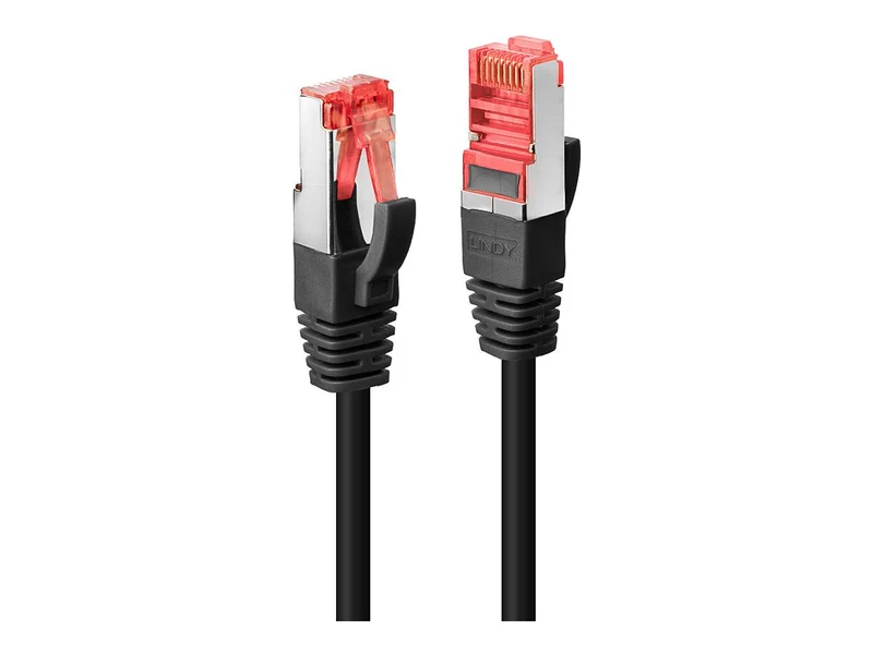 LINDY Cat.6 S/FTP Cable Black 7.5m Patch Cable