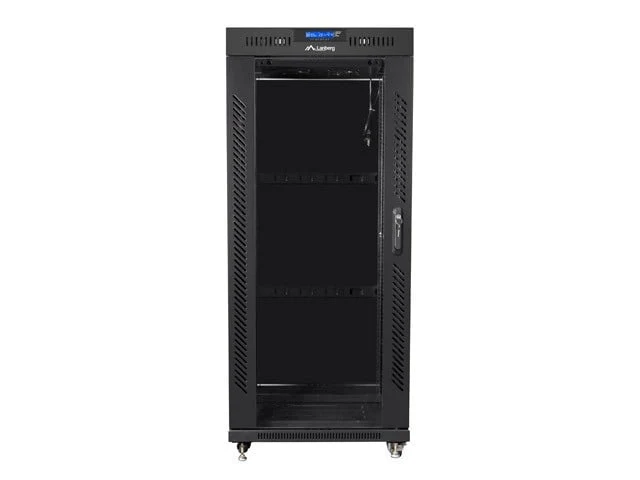 Lanberg FF01-6827-12BL - Rack autonome - 27U - 800 kg - Verrouillage des touches - Rails de rack - Pieds réglables