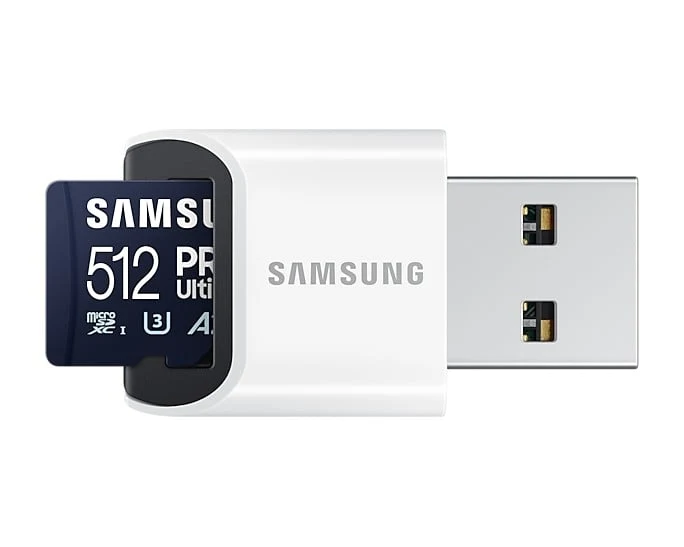 Micro SD 512GB PRO Ultimate+microSD read