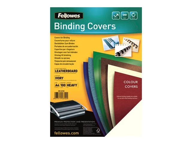FELLOWES delta couvertures a4 ivoire x 100