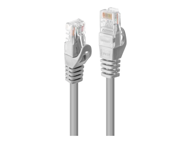 LINDY 10m Cat.5e U/UTP Patch Cable Colour Grey Low Cost Version