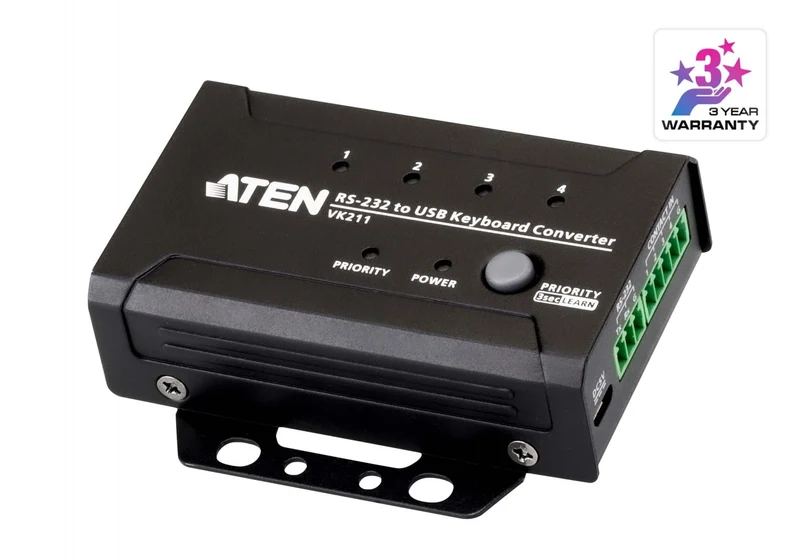 ATEN VK211 Convertisseur RS-232/Contact vers clavier USB