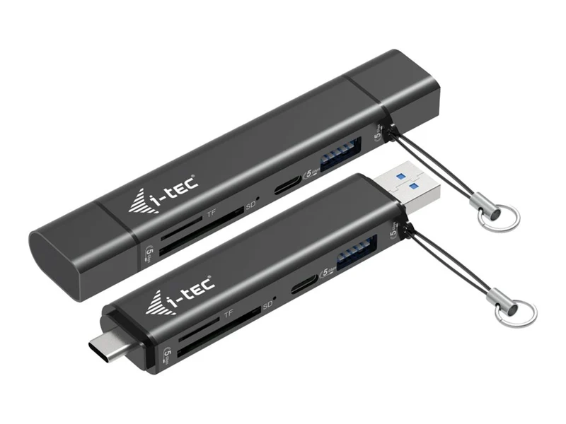 I-TEC USB-C / USB-A Dongle SD TF and 2x USB 1x USB-A 1x USB-C