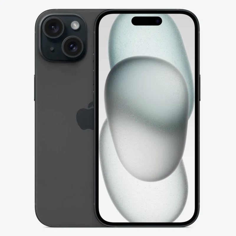 iPhone 15 (6.1'' - 128 Go, 6 Go RAM - No EU, Garantie 1 an) Noir