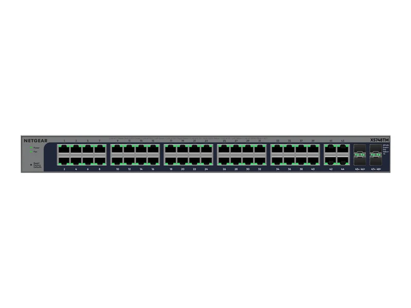 NETGEAR 48P 10G/MG INTERRUPTEUR INTELLIGENT XS748TM