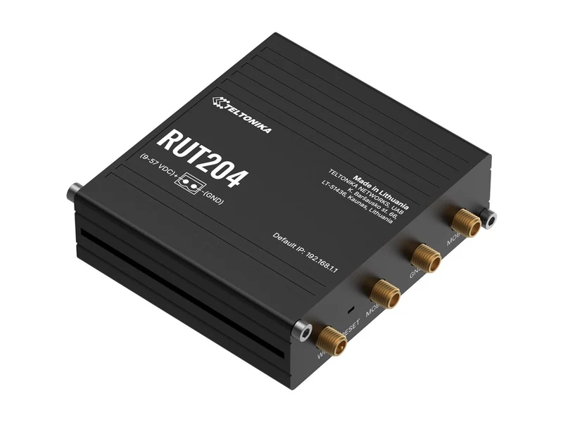 TELTONIKA NETWORKS RUT204 DUAL SIM CAN BUS 4G/LTE WiFi GNSS RS232 EAAP Router