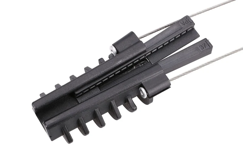 Extralink ANCHORING CLAMP PA6-9 range-câbles et serre-câbles Noir, Acier
