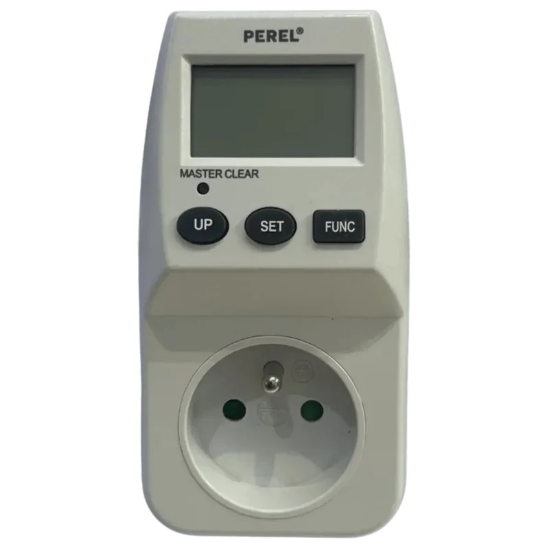 Wattmètre 230 V 16 A Perel E305EM5 – écran LCD 3600 W