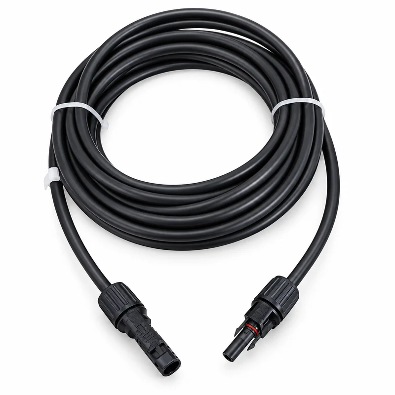 Solar Cable Extension AWG #10, With Solar Connectors (1M, 1F)