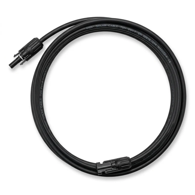 HYXI MC4 Extension Cable AWG12 – 1 m (3.3 ft) Staubli DC