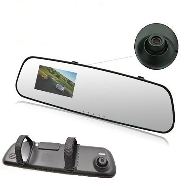 SPECCHIETTO RETROVISORE MONITOR DVR VIDEOREGISTRATORE VIDEO TF TELECAMERA AUTO
