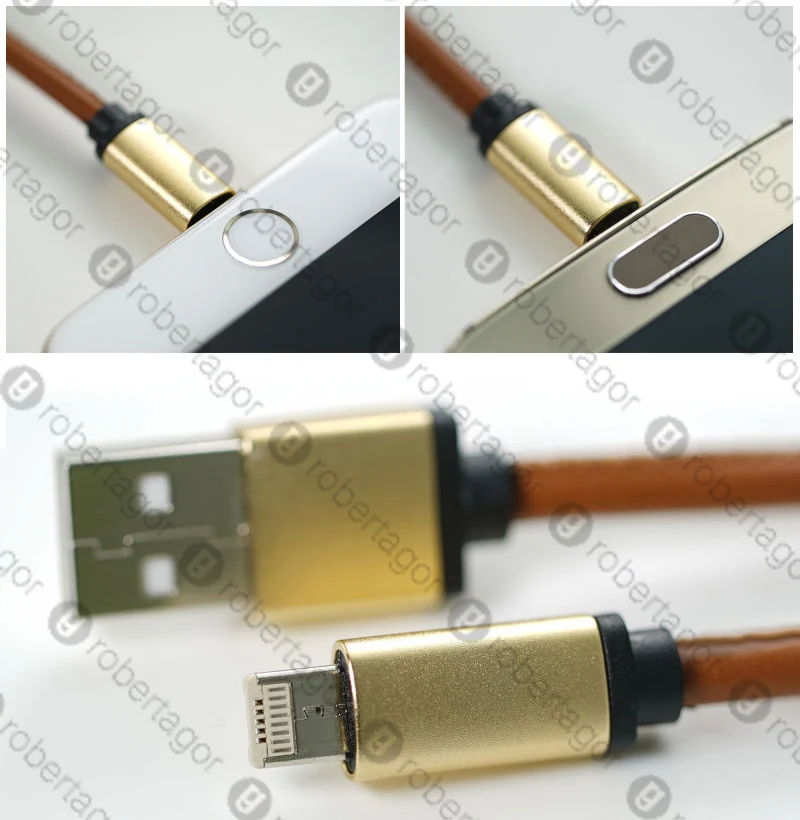 CAVO 2 IN 1 USB RICARICA TRASFERIMENTO DATI IOS E ANDROID PC