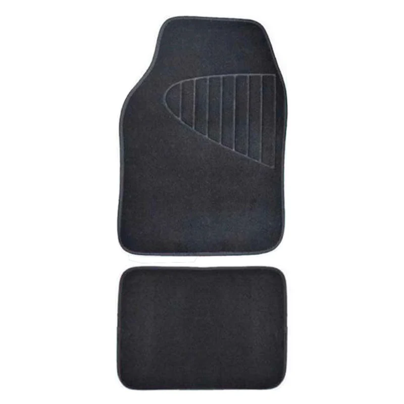 SET COMPLETO 4 TAPPETINI UNIVERSALI MOQUETTE AUTO ANTERIORE POSTERIORE CA-02435